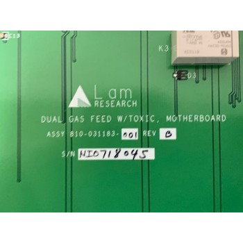 LAM Research 810-031183-001 Dual Gas feed W/Toxic Motherboard